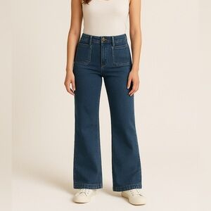 Coldwater Creek Wide Leg Flare Jeans size 14